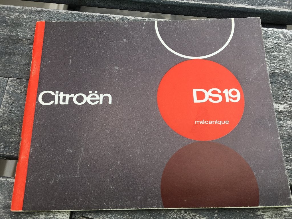 Instructieboek Citroen DS 19 Mecanique ca 1966-1967 mooi!, Ophalen of Verzenden