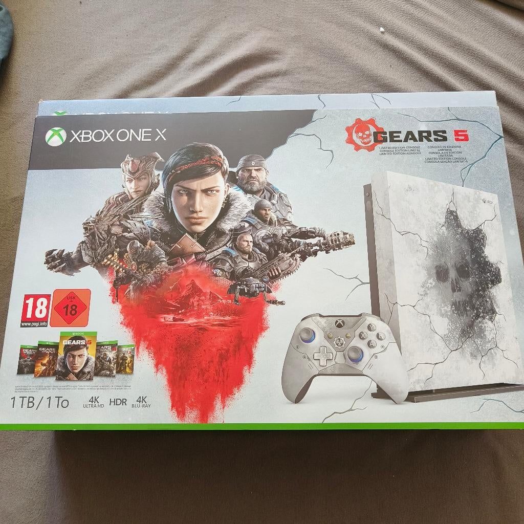 xbox series x gears of war limited editie als nieuw, Xbox Series X, Ophalen of Verzenden, Zo goed als nieuw, Nvt