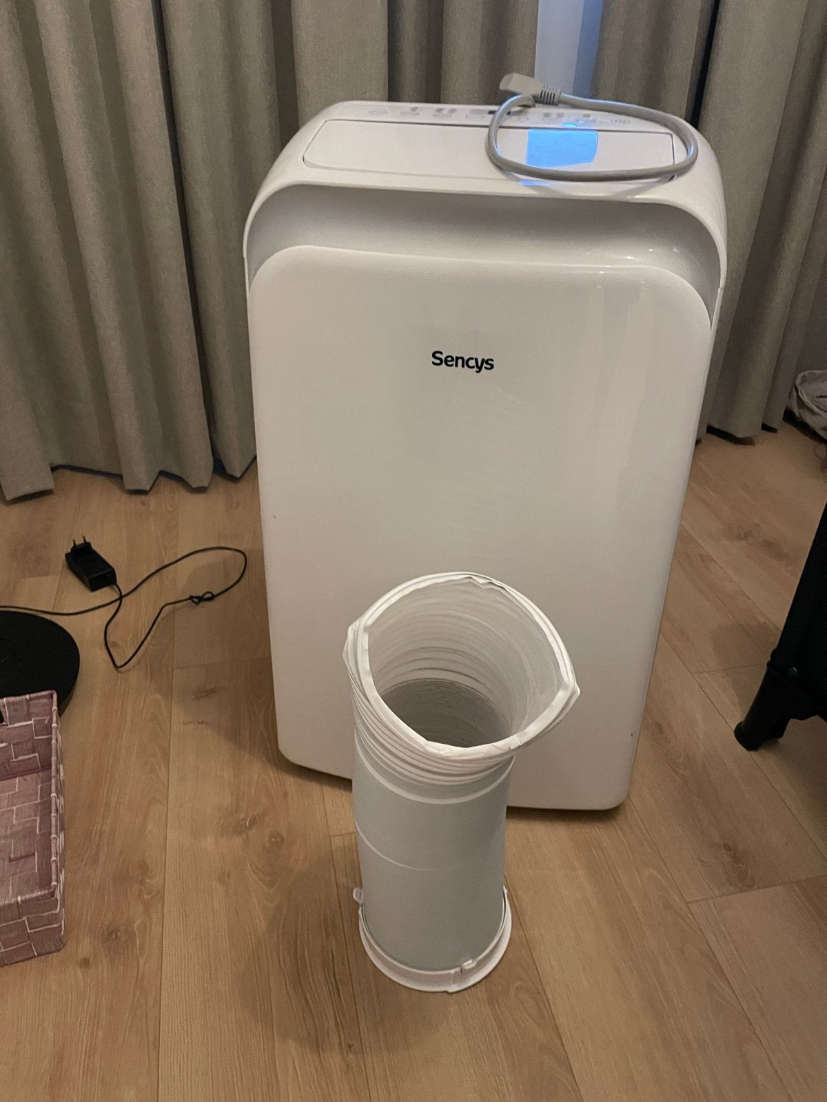 Sencys Mobiele Airco 12000 BTU - Koelen, Ontvochtigen, Venti, Ophalen, Gebruikt, 3 snelheden of meer, Koelen en Ontvochtigen