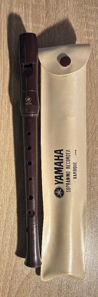 Yamaha Soprano Recorder Baroque, Muziek en Instrumenten, Blaasinstrumenten | Blokfluiten, Ophalen of Verzenden, Gebruikt, Sopraan of Sopranino