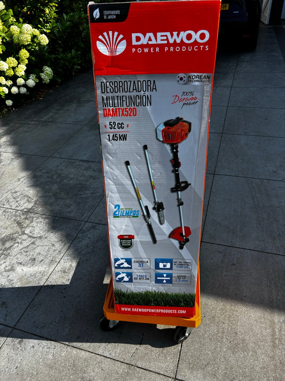 Daewoo Multifunctionele Bosmaaier DAMTX520 - Nieuw in doos, Tuin en Terras, Ophalen of Verzenden, Nieuw, 30 tot 50 cm, Benzine