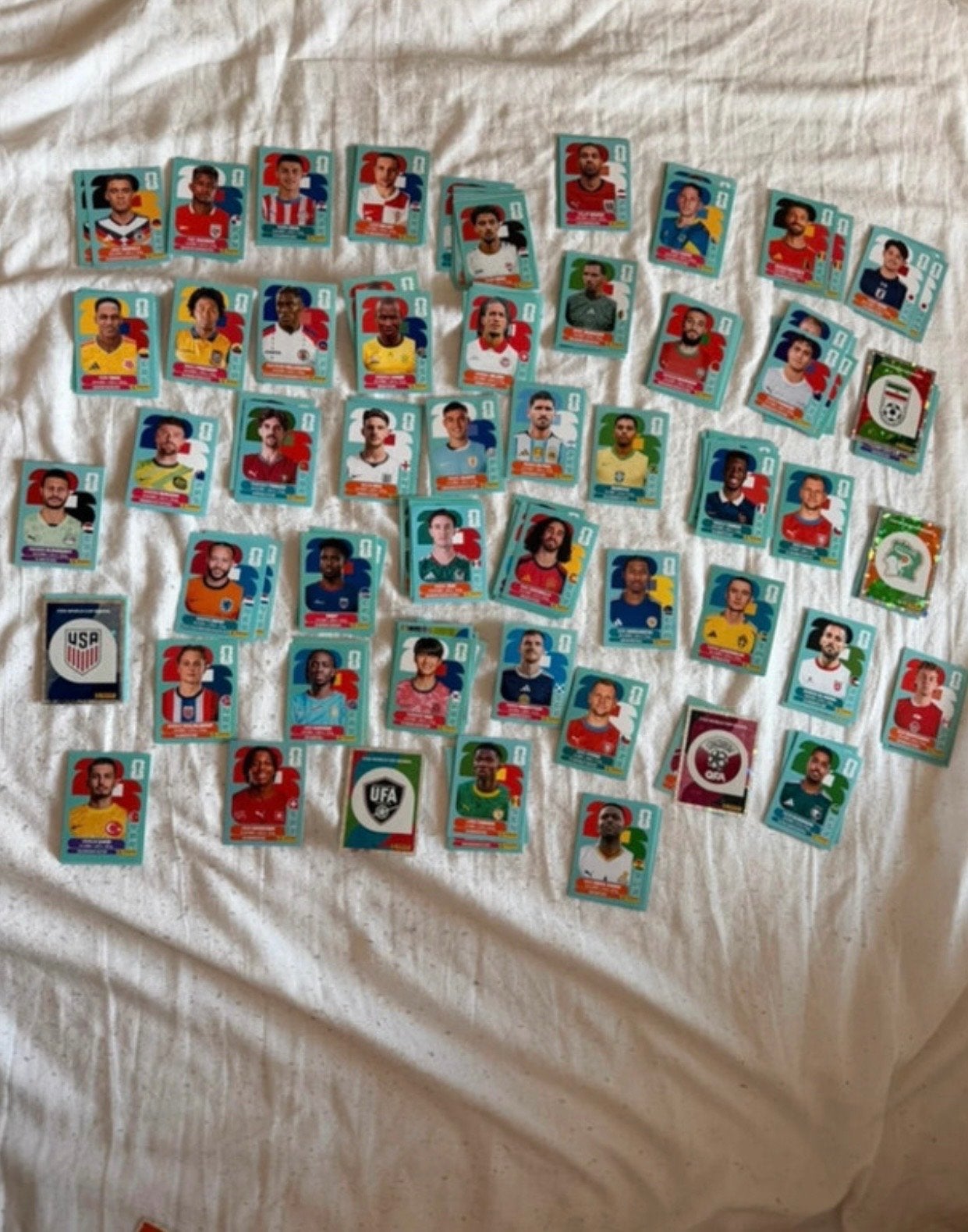 WK 2026 Voetbalplaatjes - Diverse Spelers, Ophalen of Verzenden, Zo goed als nieuw, Overige sporten, Poster, Plaatje of Sticker