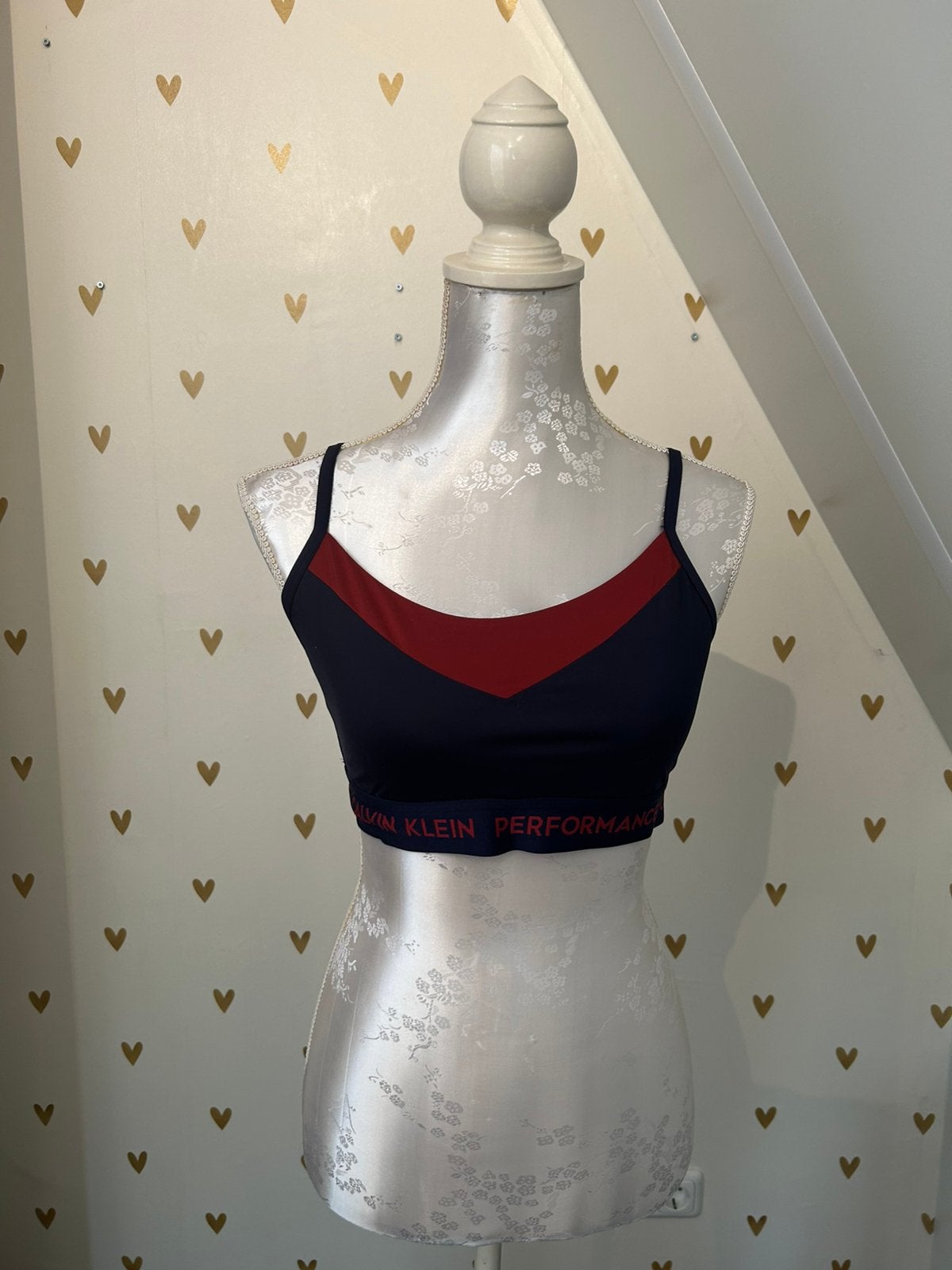 Calvin Klein sport-BH , maat L, Ophalen of Verzenden, Blauw, BH