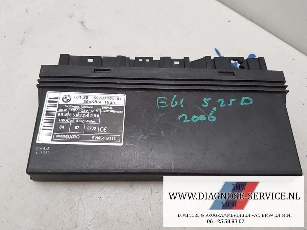 BMW E61 E61 LCI 5er BODY CONTROL KBM MODULE HIGH 6978714, Gebruikt, -, -, Ophalen of Verzenden