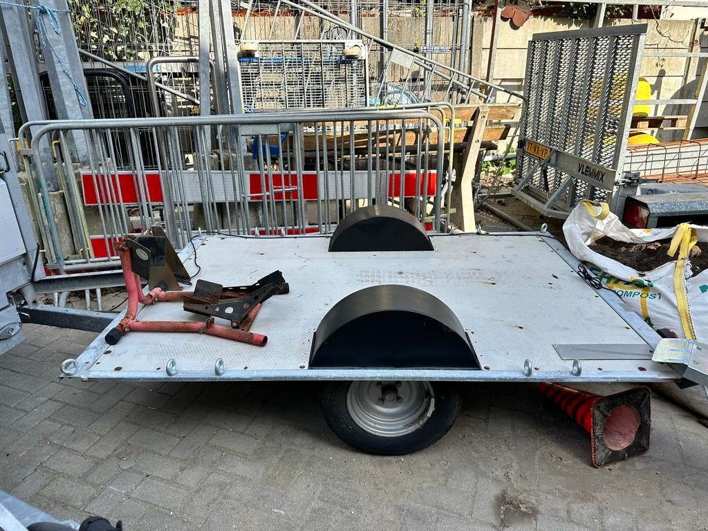Scooter motor trailer aanhanger aanhangwagen, Ophalen, Gebruikt