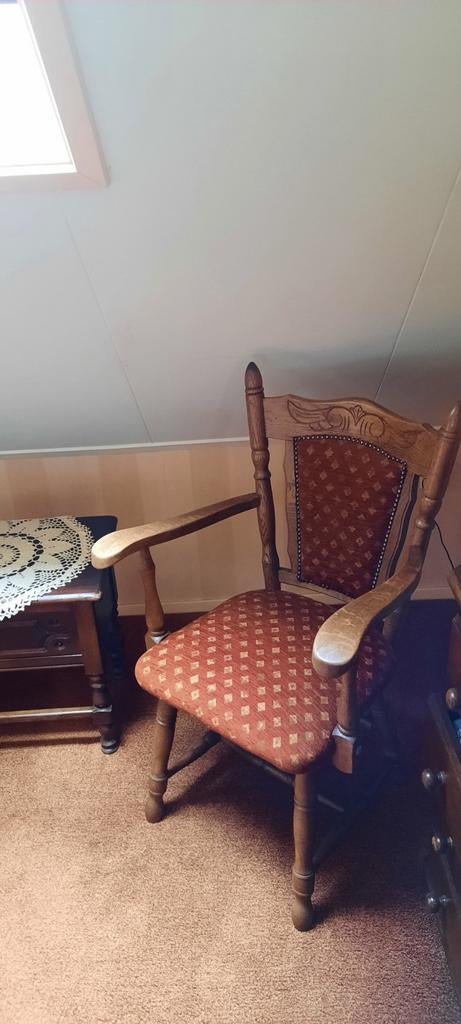 Twee stoelen met kastje, Antiek en Kunst, Ophalen