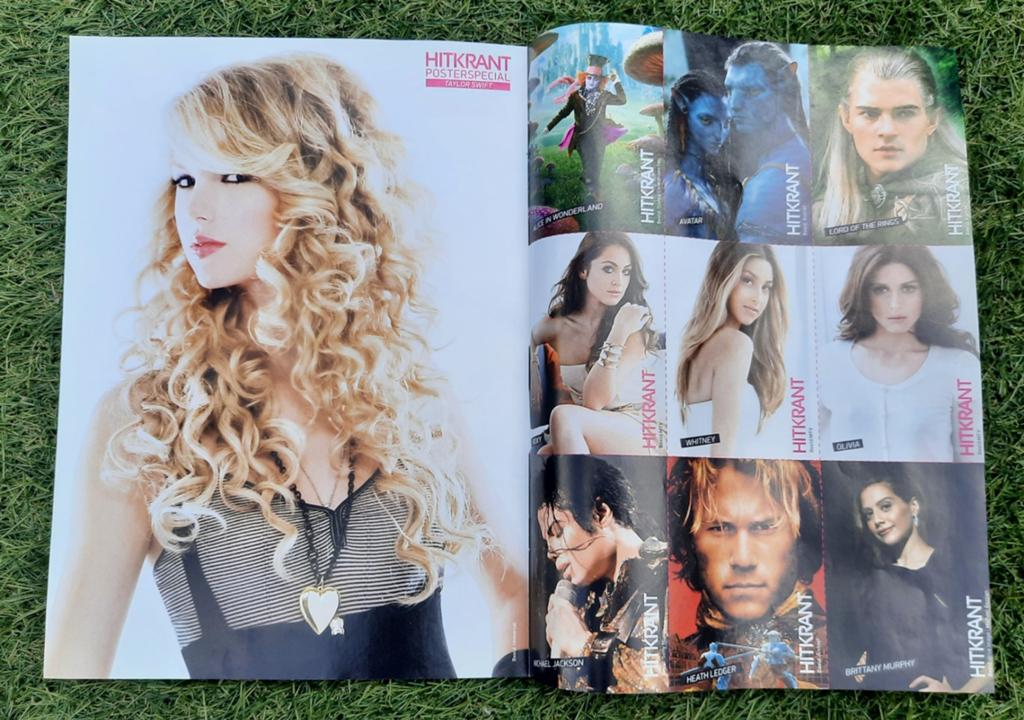 Poster 2x A4 Hitkrant 2010 Taylor Swift Tokio Hotel Wesley, Ophalen of Verzenden, Gebruikt, A1 t/m A3, Film en Tv