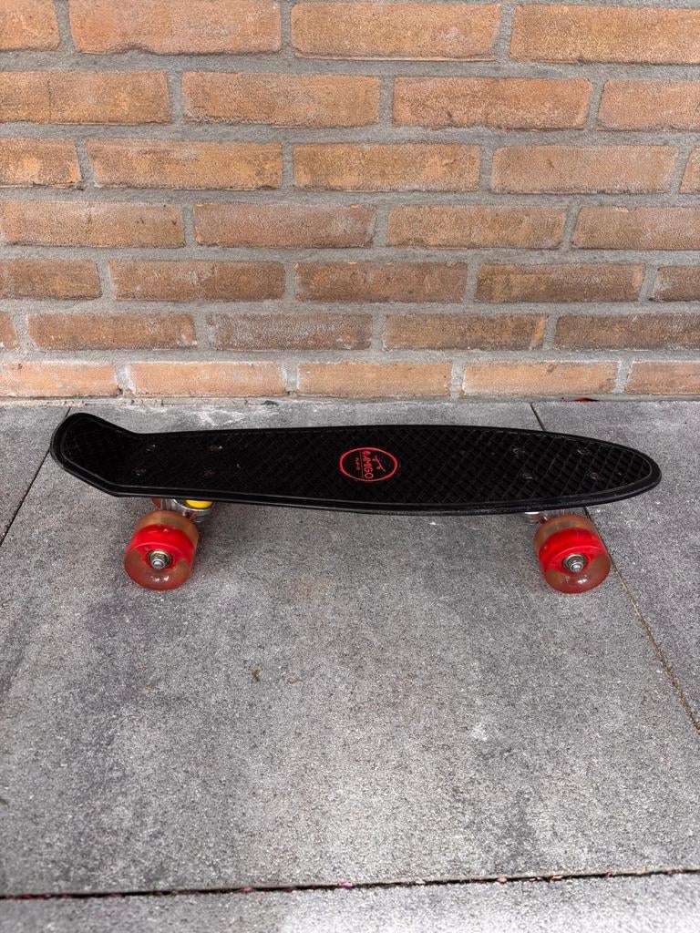 Pennyboard zwart, Sport en Fitness, Ophalen of Verzenden, Gebruikt