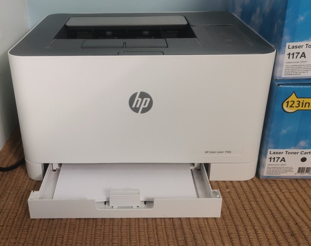 HP Color Laser 150a kleurenlaserprinter, Computers en Software, Ophalen, Kleur printen, HP >, Printer