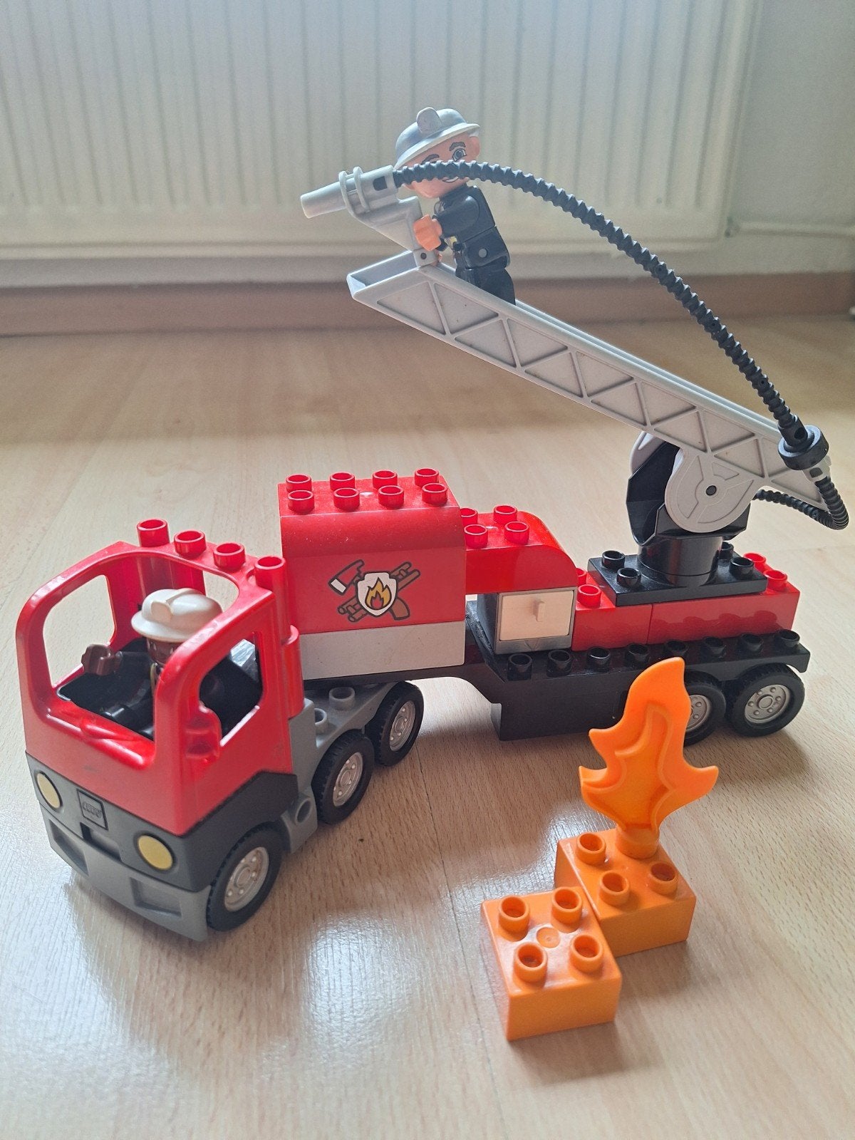 LEGO Duplo set 4977 LEGOville Brandweerploeg, Ophalen, Gebruikt, Duplo