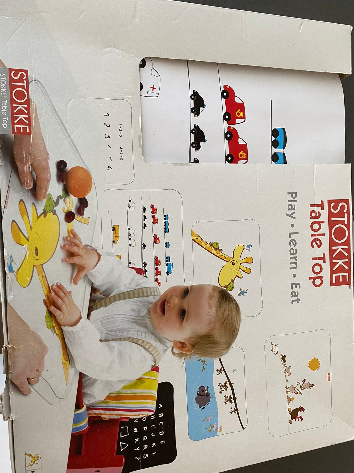 Stokke Table Top: Speel, Leer, Eet - Nieuw in doos, Ophalen of Verzenden, Gebruikt