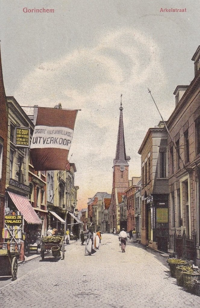 741R Gorinchem, Arkelstraat 1912, Verzenden, Voor 1920, Gelopen, Zuid-Holland
