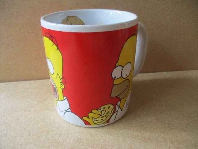adv11213 simpsons beker 5, Ophalen, Overige figuren, Gebruikt, Overige typen