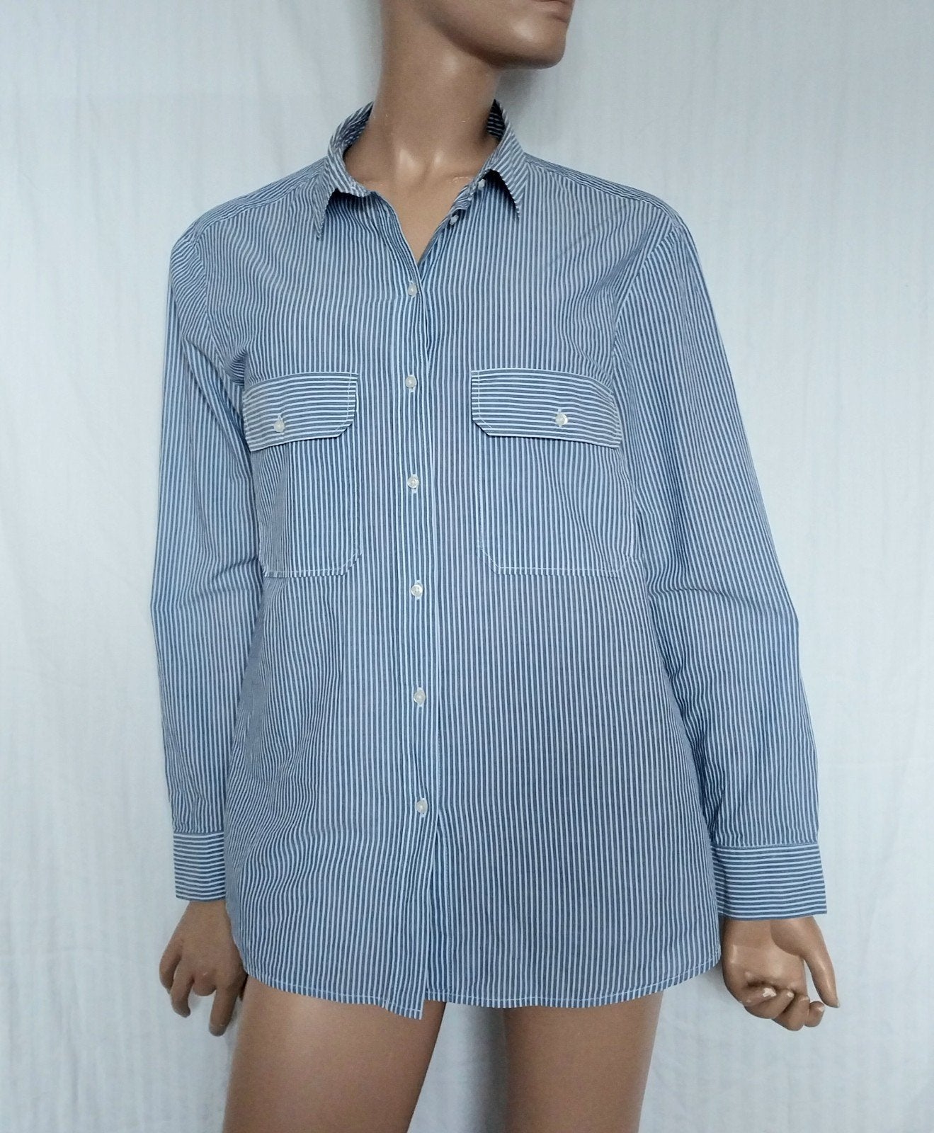 SET Blouse,  Maat 42, Ophalen of Verzenden, Zo goed als nieuw, Maat 42/44 (L), Blauw