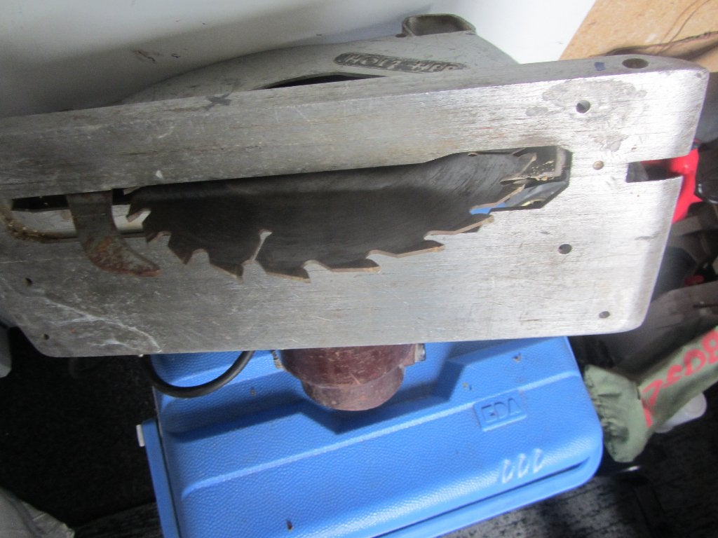 te koop Cirkelzaag, Doe-het-zelf en Verbouw, Gereedschap | Zaagmachines, Ophalen, Gebruikt, Cirkelzaag, 30 tot 70 mm