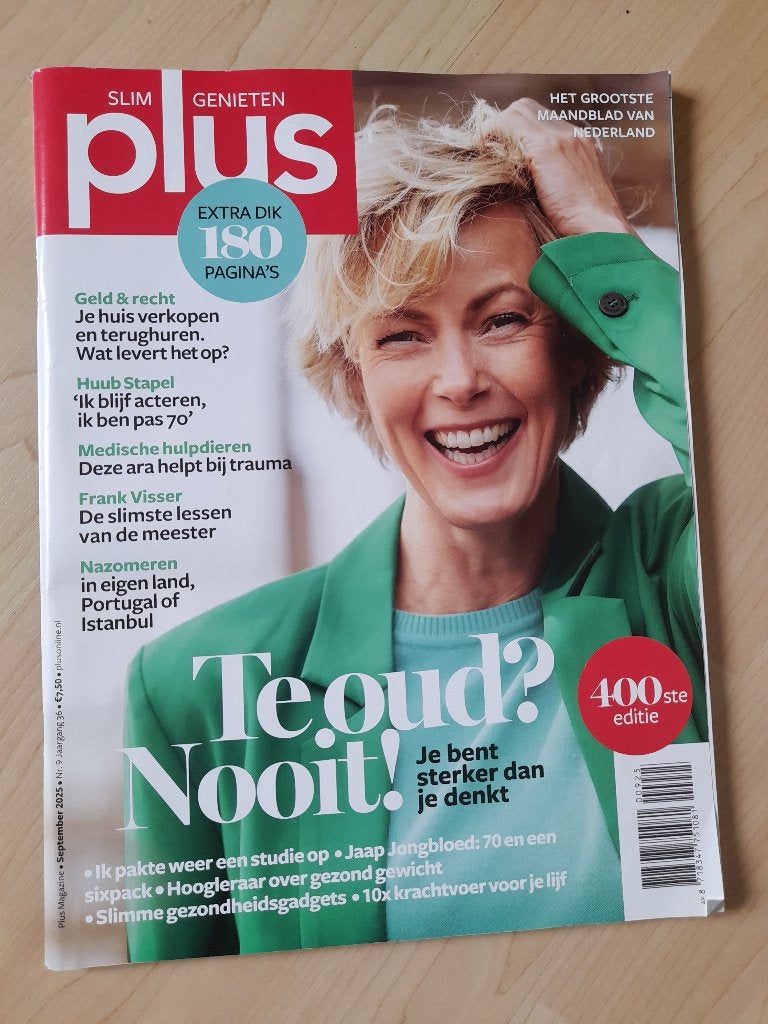 TIJDSCHRIFT PLUS SEPTEMBER 2025, Ophalen of Verzenden, Zo goed als nieuw, Damesbladen