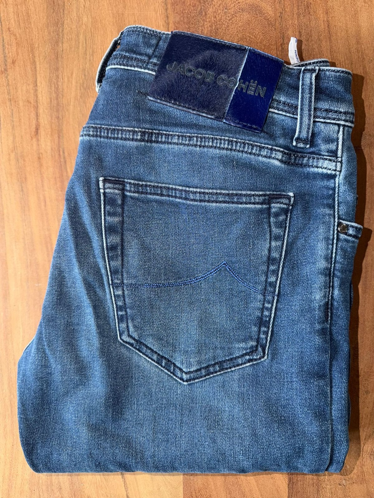 Jacob Cohen model Nick, Ophalen of Verzenden, Zo goed als nieuw, Blauw, W33 - W34 (confectie 48/50)
