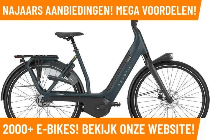 Gazelle Avignon C5 HMB Elektrische fiets met BOSCH motor MRA, 55 tot 59 cm, Nieuw, 50 km per accu of meer, Gazelle