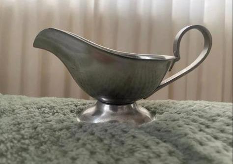 Vintage verzilverde Gero Zilmeta Sauskom, Antiek en Kunst, Ophalen of Verzenden