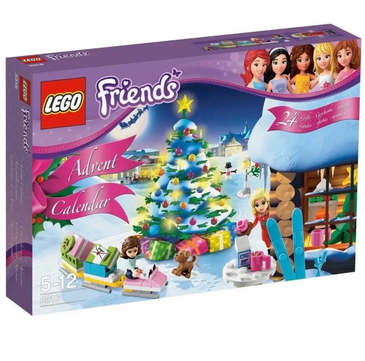 Lego Friends Advent Kalender 3316 - Complete Set, Lego, Friends, Ophalen of Verzenden, Zo goed als nieuw