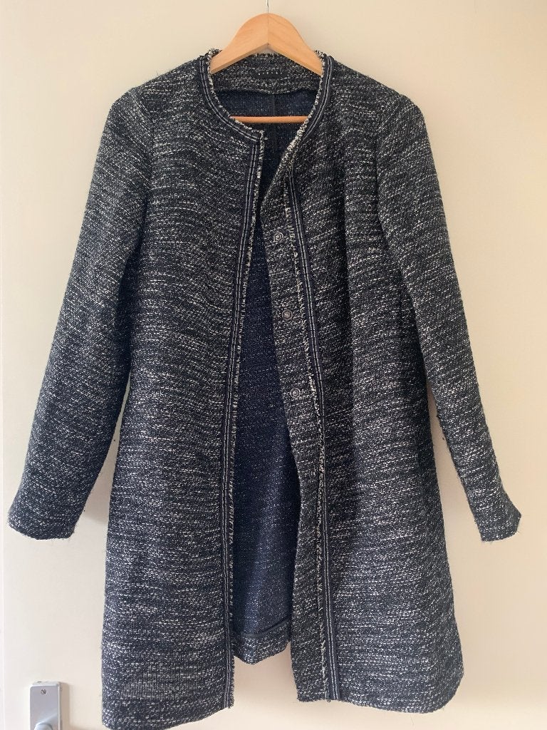 Sisley blazer, Maat 38/40 (M), Blauw, Sisley, Ophalen of Verzenden