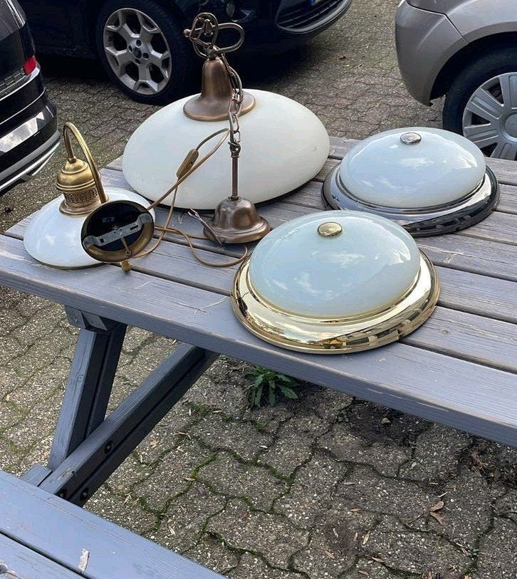 antieke lampen, Ophalen