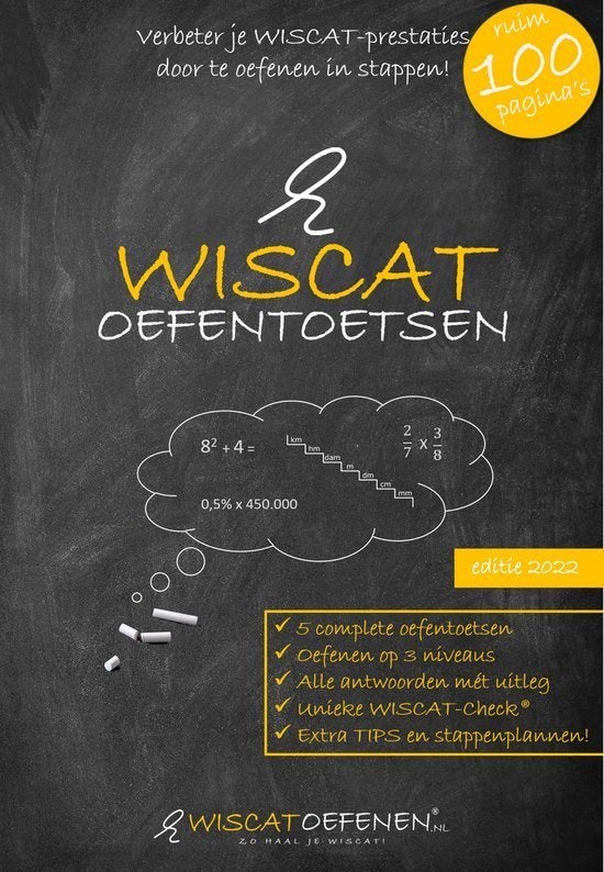 Wiscat oefentoetsen, Boeken, Studieboeken en Cursussen, Ophalen of Verzenden, Beta, Gelezen, HBO
