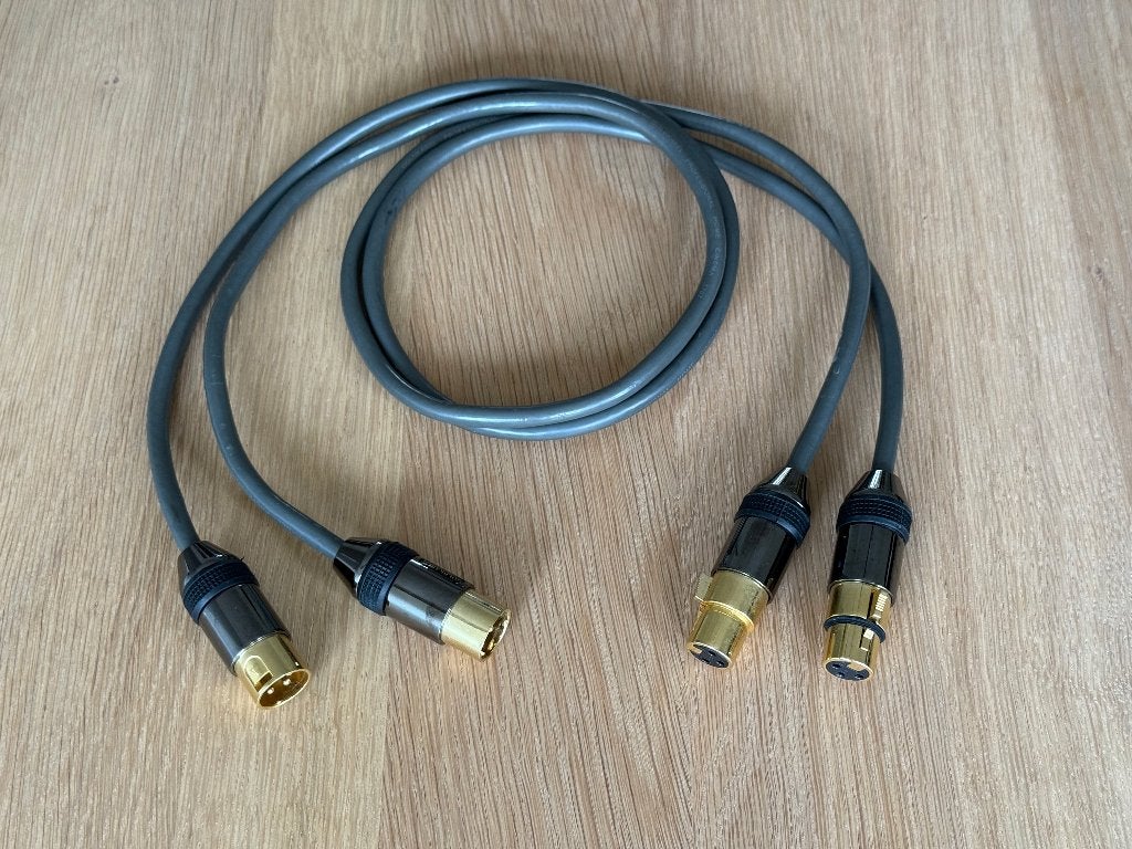 Goldkabel Professional Home Cinema XLR-XLR 1.00 meter, Ophalen of Verzenden, Gebruikt, 2 tot 5 meter, Interlink-kabel