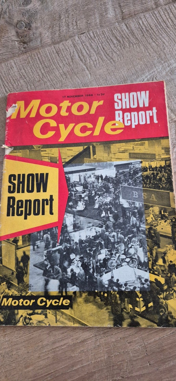Motor Cycle Show Report 1966 - Lucas advertentie, Boeken, Motoren, Ophalen of Verzenden, Gelezen, Algemeen