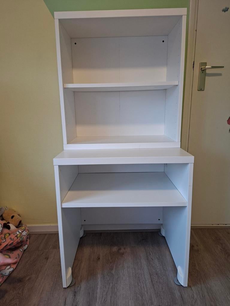 Witte boekenkast met grote opberg lade, Kinderen en Baby's, Ophalen, Gebruikt