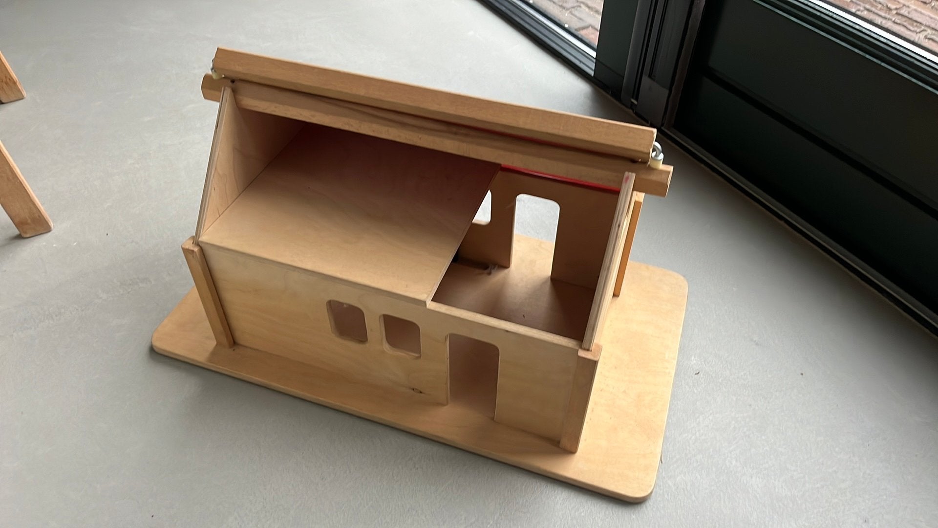 Houten speelgoed boerderij, Ophalen, Zo goed als nieuw, Poppenhuis
