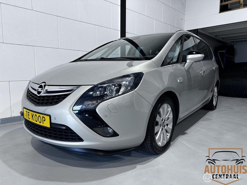 Opel Zafira Tourer 1.4 Cosmo*7P*Airco*Navi, Euro 5, Gebruikt, Zwart, 4 cilinders