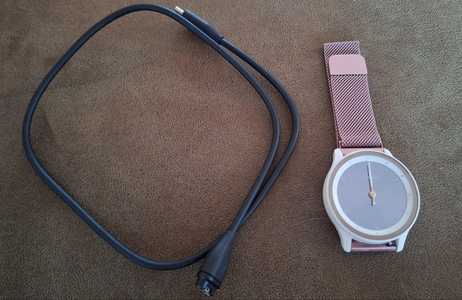 Garmin vívomove Sport 40mm Smartwatch, Wit, Garmin, Ophalen of Verzenden, Zo goed als nieuw