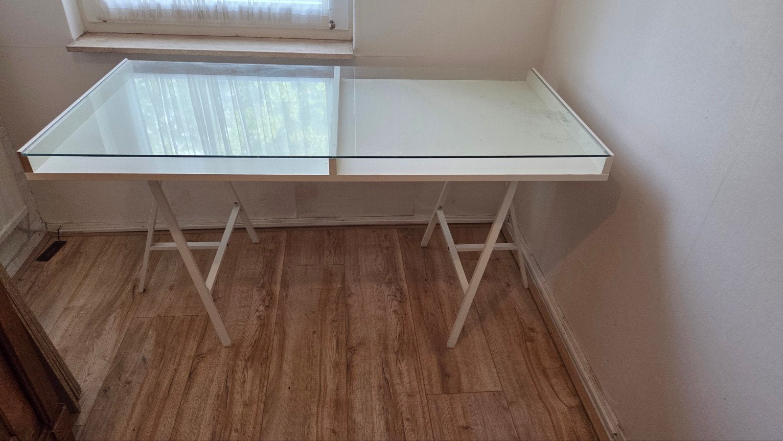 Bureau met Bureau stoel, Huis en Inrichting, Ophalen, Gebruikt, 70 cm, IKEA