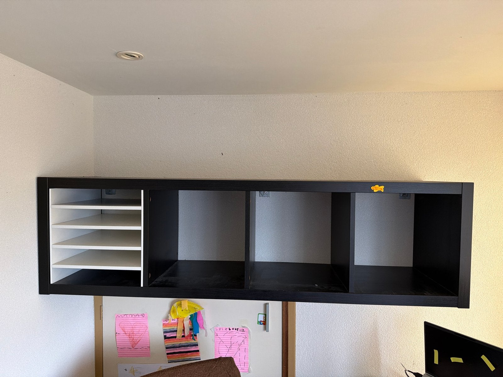 Ikea Kallax 4-vaks kast met inzet, Ophalen, Gebruikt