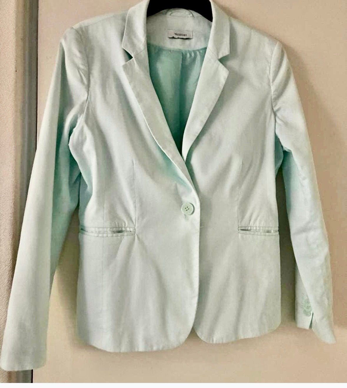 Blazer weer!Mooi turquoise jasje, maat 40, uitstekende staat, Maat 38/40 (M), Overige kleuren, Ophalen of Verzenden, Zo goed als nieuw