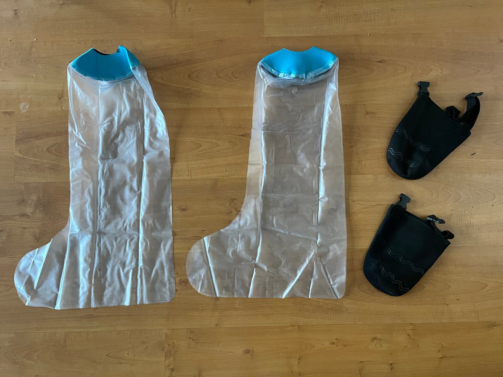 Douchehoes onderbeen met antislip kous, Diversen, Ophalen of Verzenden, Zo goed als nieuw