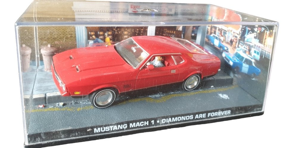 007 James Bond miniatuur Mustang Mach 1 Diamonds are forever, Gebruikt, -, -, Ophalen of Verzenden