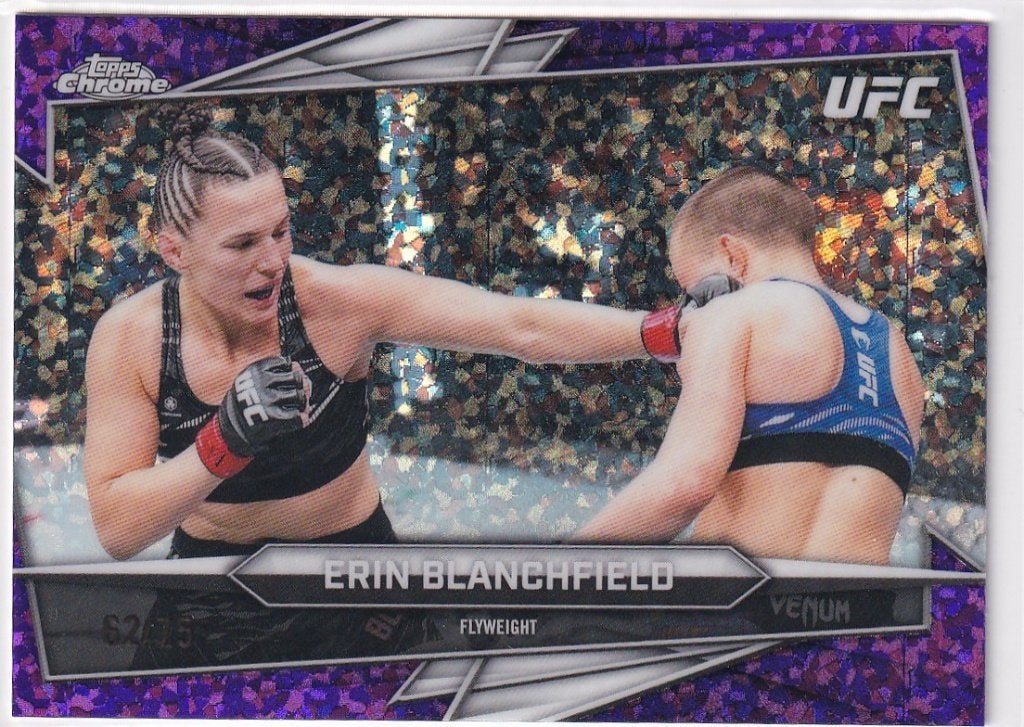 Erin Blanchfield Purple Mini-Diamond Refractor #63 /75, Topps Chrome, Verzenden, Nieuw, Overige sporten