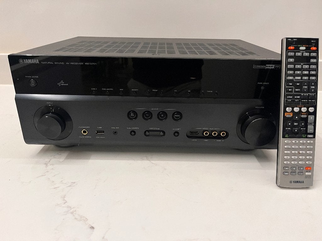 Yamaha RX-V771 7.1 AV-receiver – incl. afstandsbediening, Ophalen, Gebruikt, Yamaha, 60 tot 120 watt