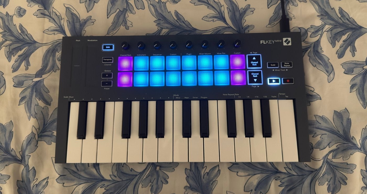 Fl Key Mini 25 Keys Midi Keyboard Voor Fl Studio Te Koop!!!, Ophalen, Zo goed als nieuw