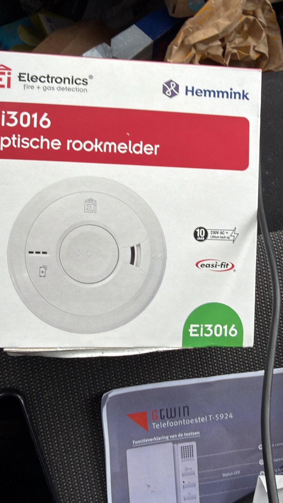 Ei Electronics Ei3016 Optische Rookmelder - Nieuw, Ophalen of Verzenden, Nieuw, Detector, Sensor of Melder, Rook