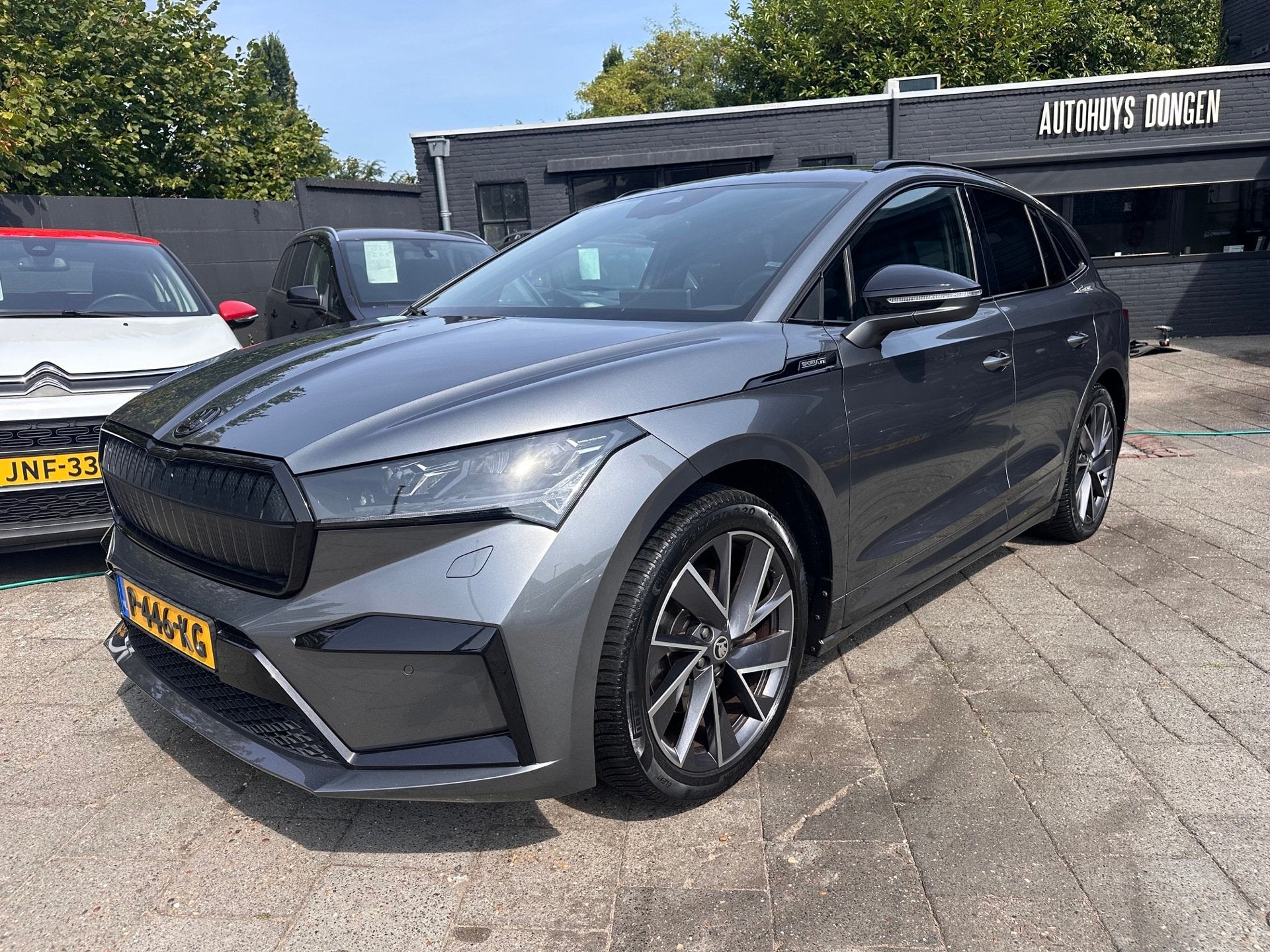 Skoda Enyaq iV 60 Sportline|180pk|Matrix LED|Camera, Auto's, Skoda, Automaat, 34 min, Gebruikt, Automatische klimaatregeling