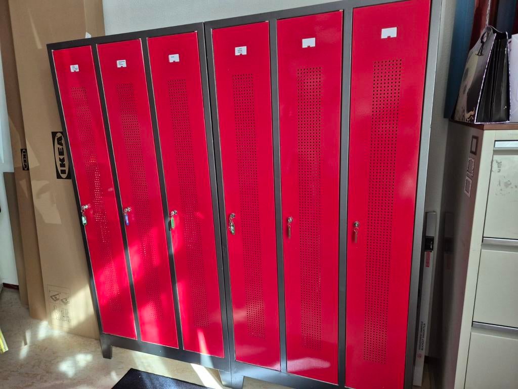 IJZEREN LOCKERS 2 STUKS 90X50X180, Ophalen of Verzenden