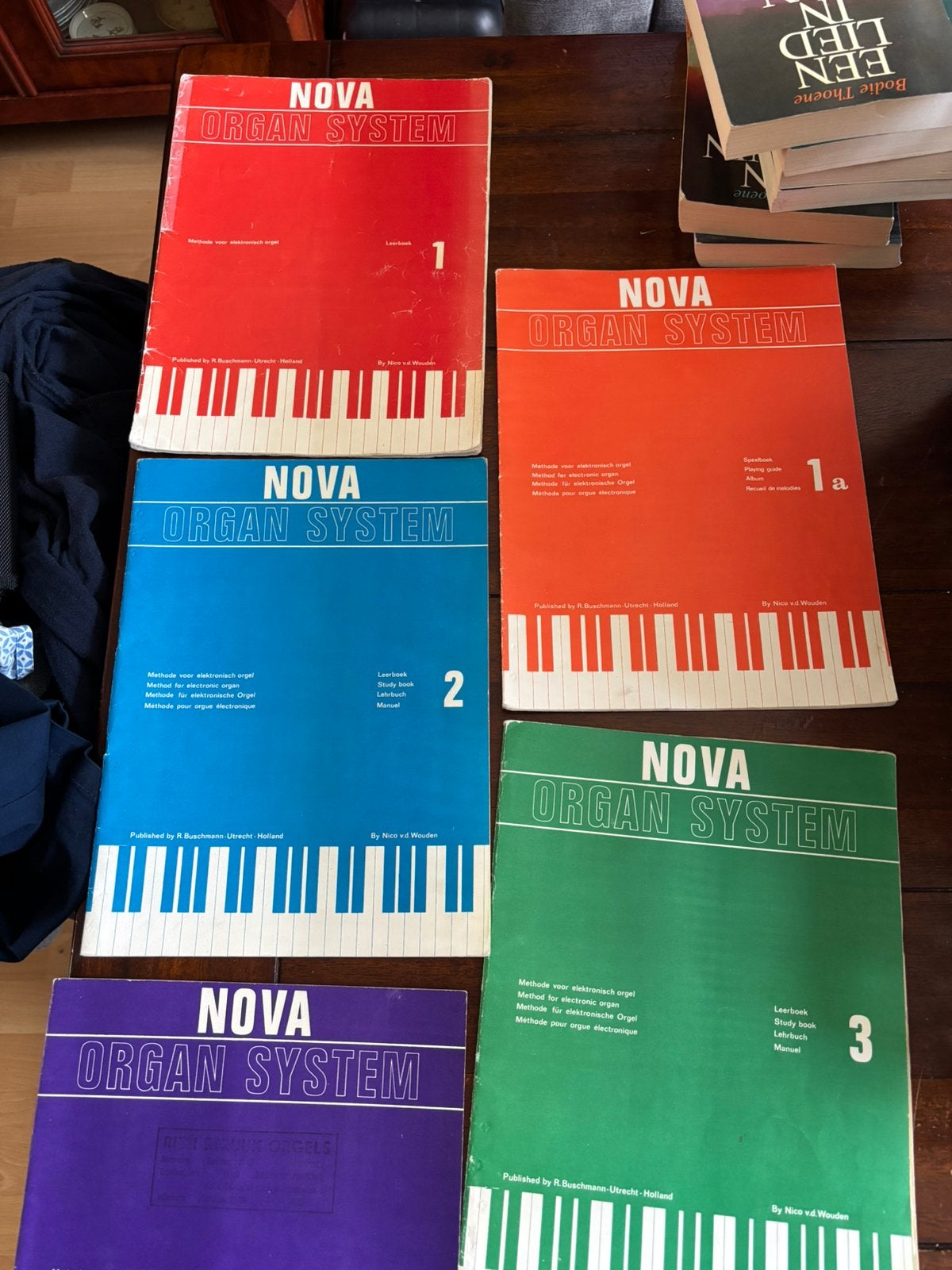 NOVA ORGAN SYSTEM EMINENT LEERBOEK 1,1a,,2,3,5 (zie foto’s), Gebruikt, Overige genres, Les of Cursus, Ophalen of Verzenden