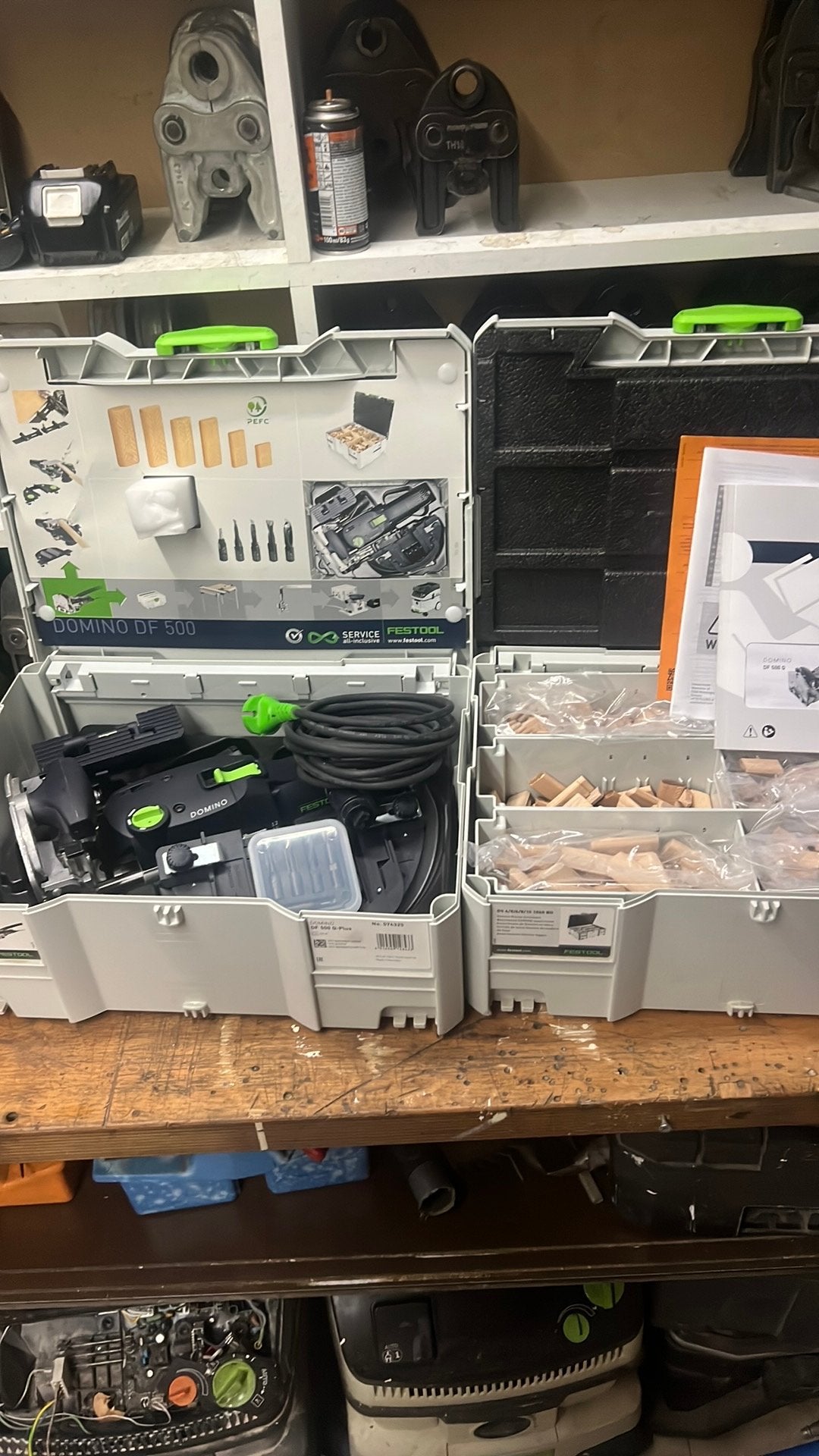 Foto 8 van Festool df 500 domino set Z.g.a.n
