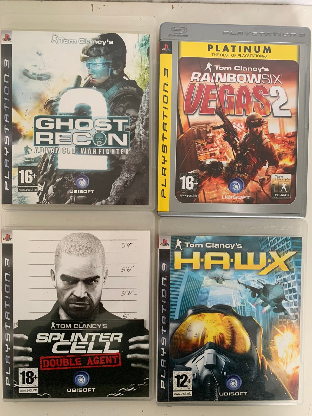 Ps3 4x Tom Clancy voor 10,-, Vanaf 18 jaar, Shooter, 1 speler, Ophalen of Verzenden