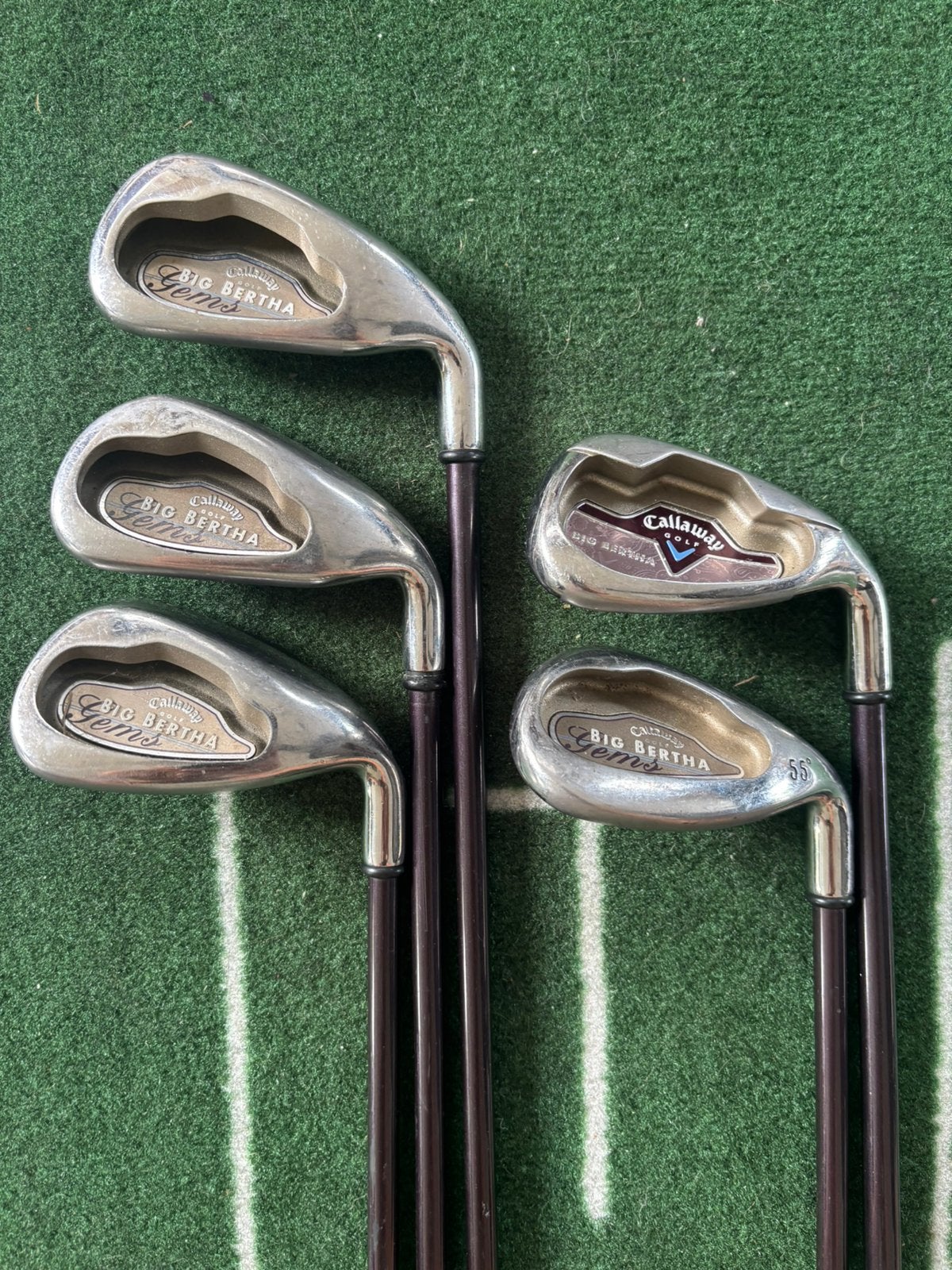 Callaway Big Bertha Gems Ijzerset | 5,7,9,PW,SW | -1 Inch, Sport en Fitness, Set, Callaway, Ophalen of Verzenden, Zo goed als nieuw