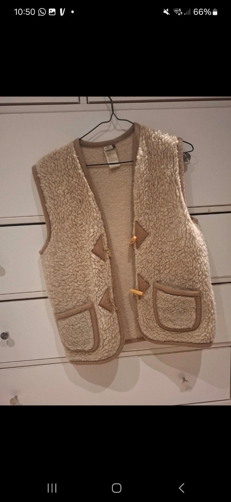 Alwero wollen hesje maat XS, Beige, Zo goed als nieuw, Maat 34 (XS) of kleiner, Alwero
