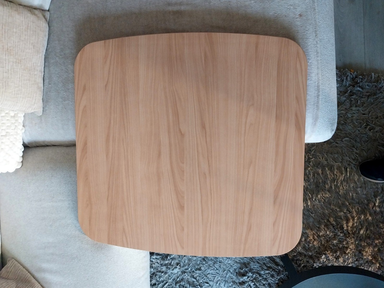 Caravan / Campertafel met knikpoot - 88x82x3 cm, Ophalen, Zo goed als nieuw